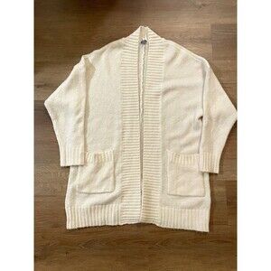 Aerie Women's Ivory Cozy Winter Knit Sweater Bohemian Style Size M